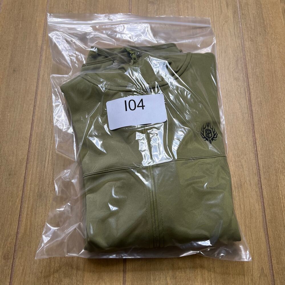 Born Primitive Outdoor Hoodie Jacket Green Full Zip Performance Mens M Logo - Picture 14 of 14